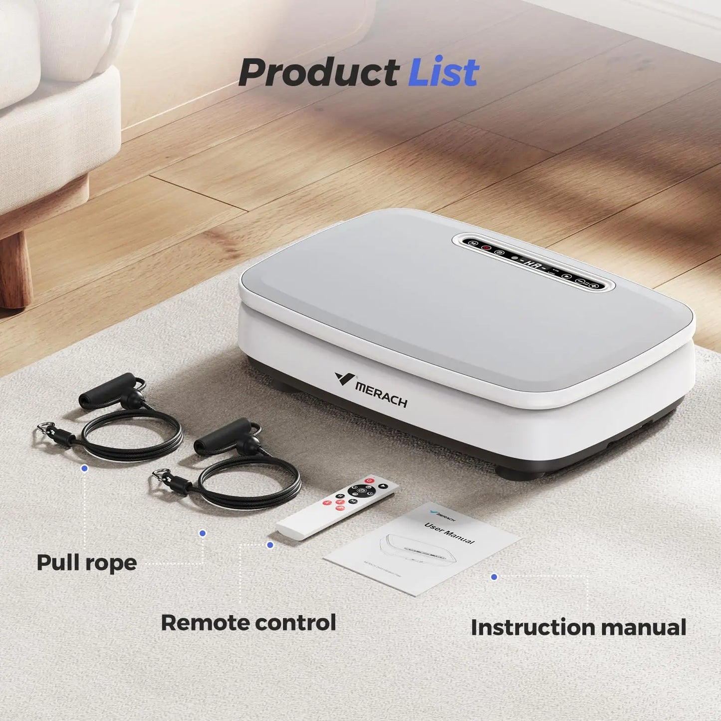 MERACH Vibration Plate Exercise Machine With Comprehensive Lymphatic Drainage Benefits