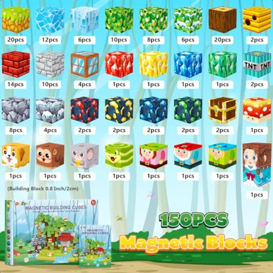 Magnetic Building Blocks Toddler Travel Toys