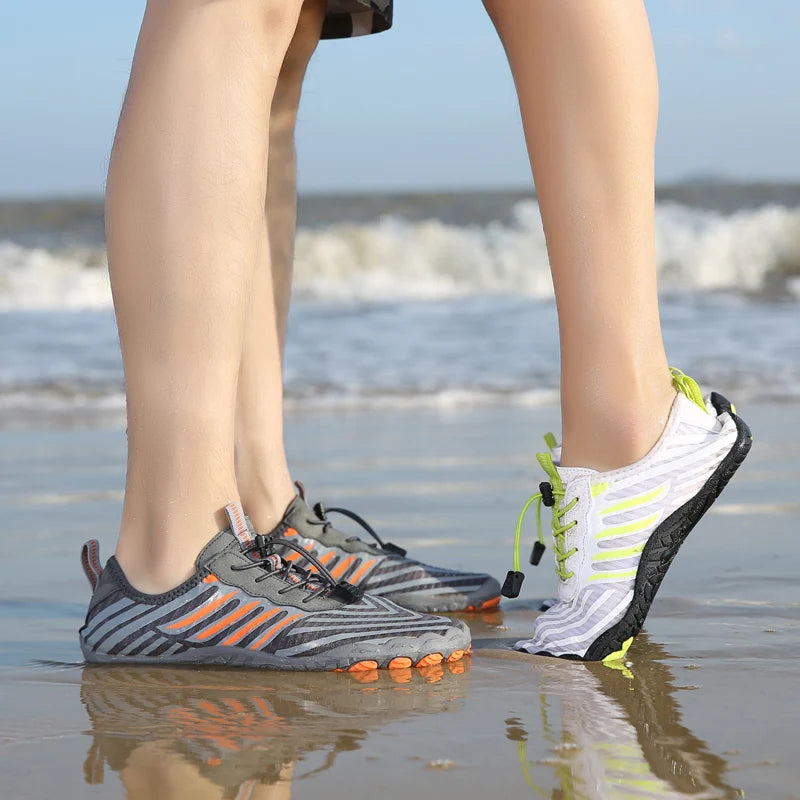 COMFYTRIP Five Toe Barefoot Water Shoes Outdoor Quick Dry