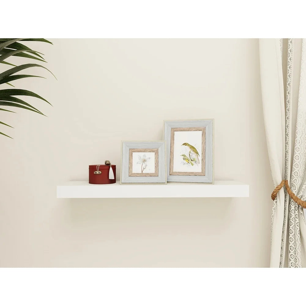 XMSJH Wood Floating Shelf Set For Wall Display Home Decor