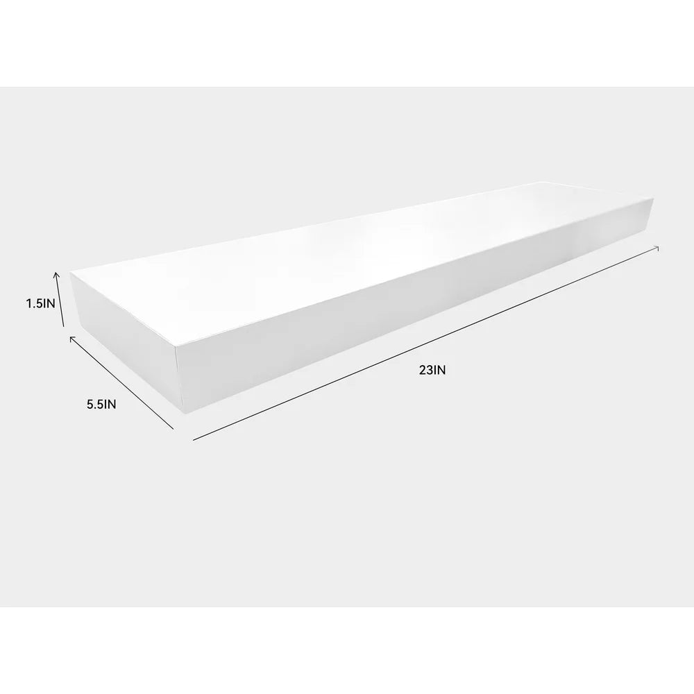 XMSJH Wood Floating Shelf Set For Wall Display Home Decor
