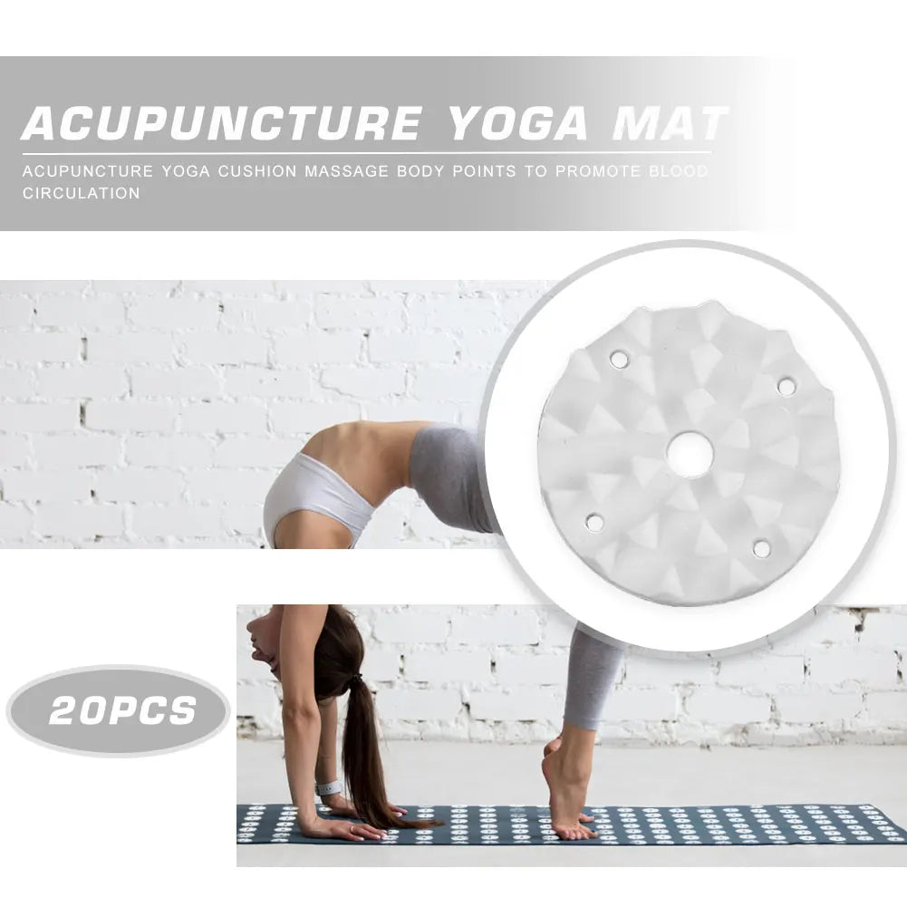 Lotus Acupressure Yoga Mat Spikes For Safe Exercise