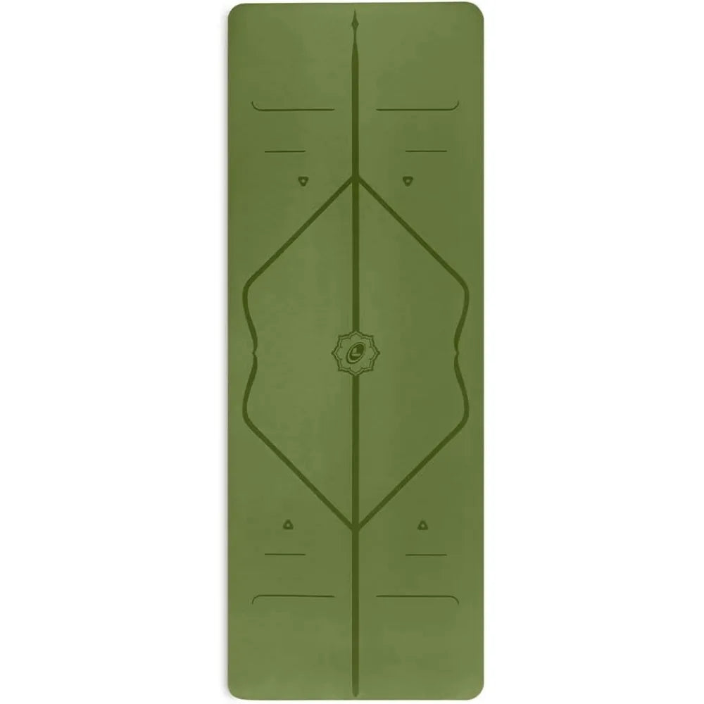 Chengwei Travel Yoga Mat Patented Alignment System Grip
