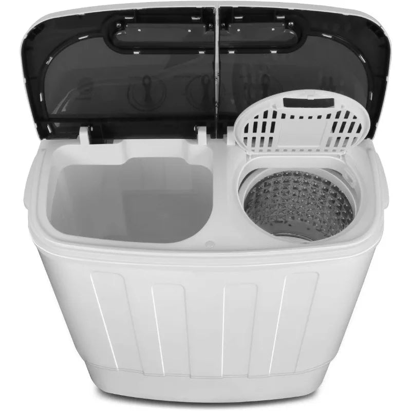 Compact Twin Tub Portable Washing Machine With Spin Cycle