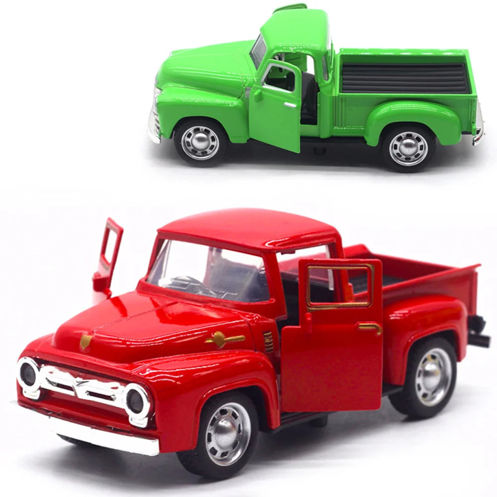 Topmaya Diecast Alloy Truck Toy Driveable Car For Kids