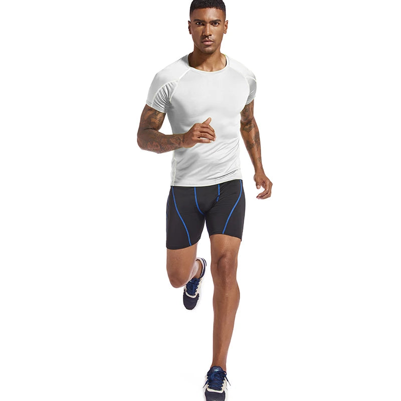 Mens Compression Shorts Quick Dry Training Pants Running