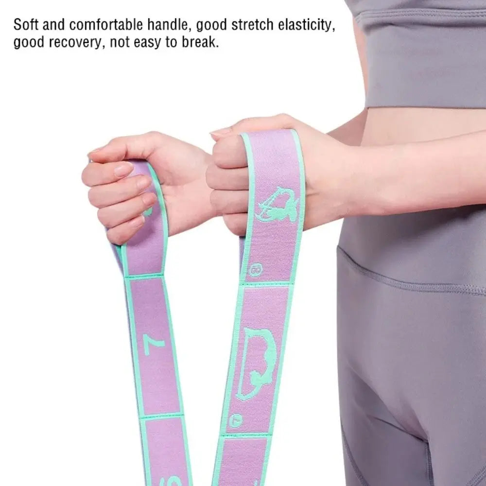 Yoga Stretching Belt Resistance Band For Home Pilates
