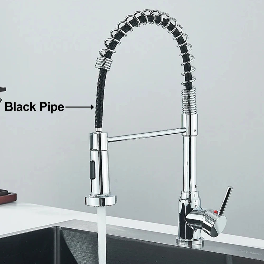 MYQualife Single Handle Deck Mount Kitchen Faucet Mixer