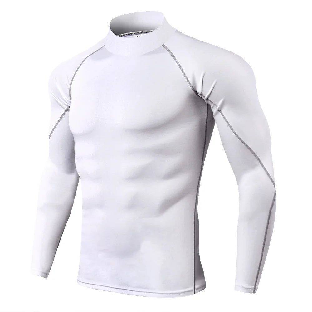 Vital Spark Quick Dry Men Long Sleeve Bodybuilding T Shirt