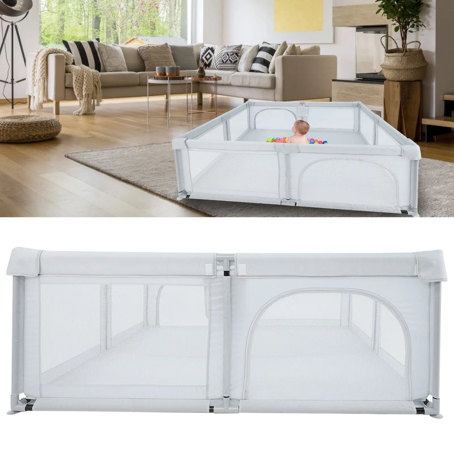 Dog Playpen Indoor Safety Activity Center for Kids