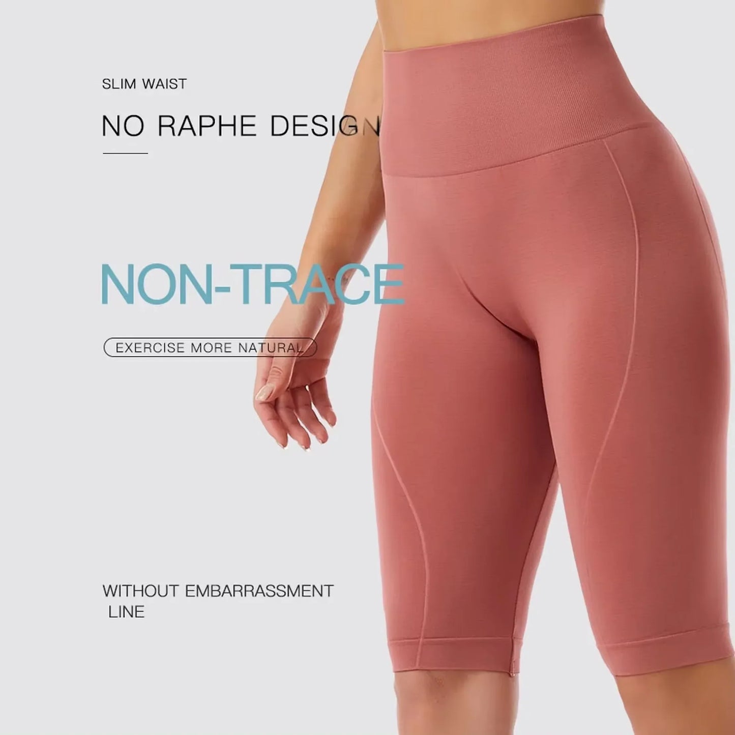 Vital Spark High Waist Biker Shorts Women Yoga Fitness