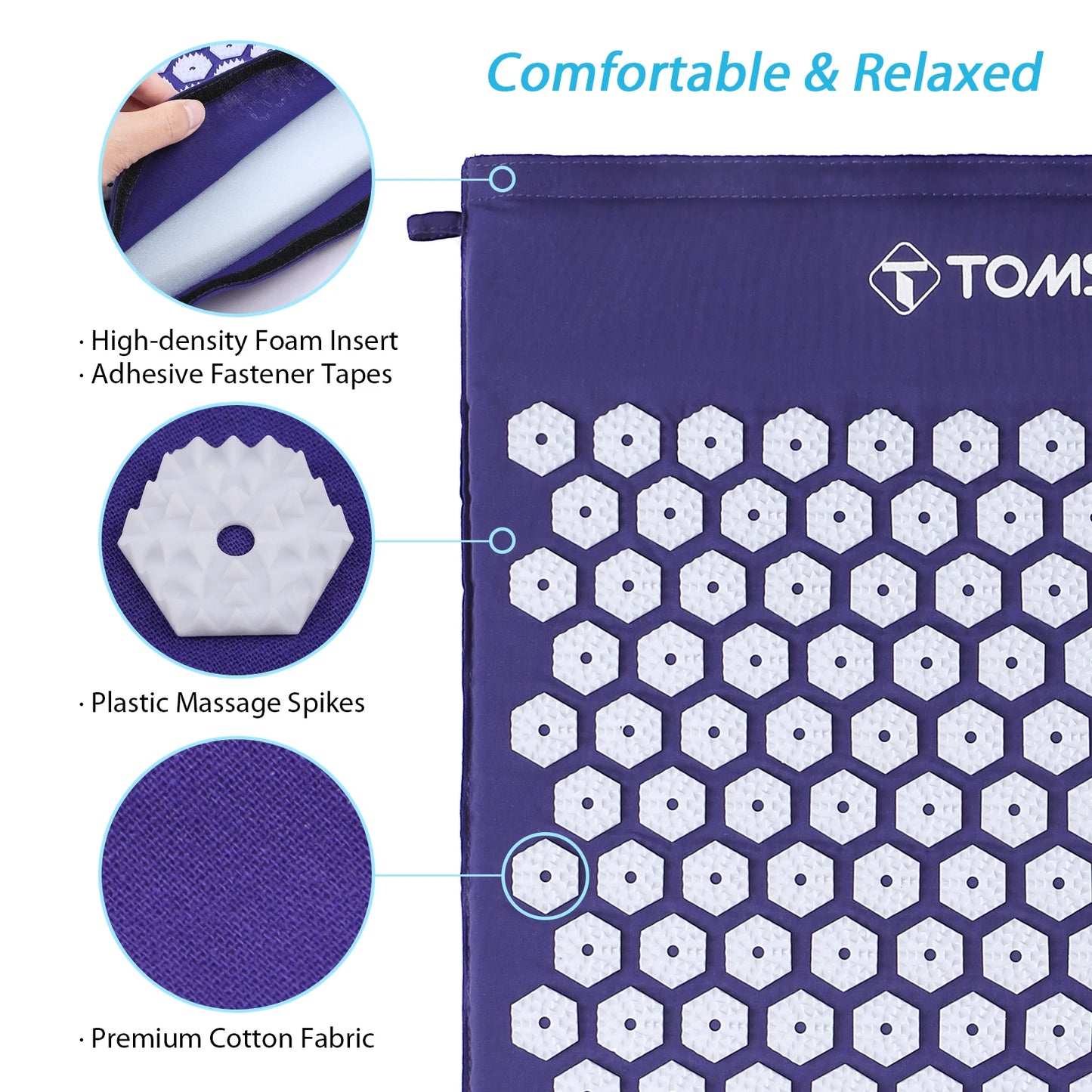 Acupressure Massage Mat And Pillow Set