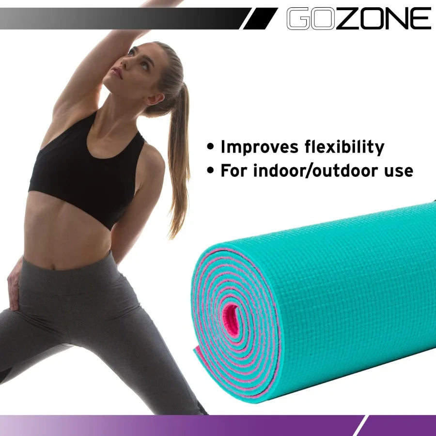 Hignconcerned Premium PVC Non Slip Yoga Mat For Workouts