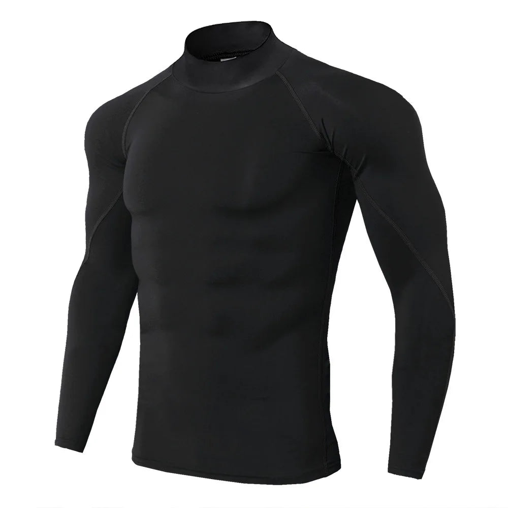 Vital Spark Quick Dry Men Long Sleeve Bodybuilding T Shirt