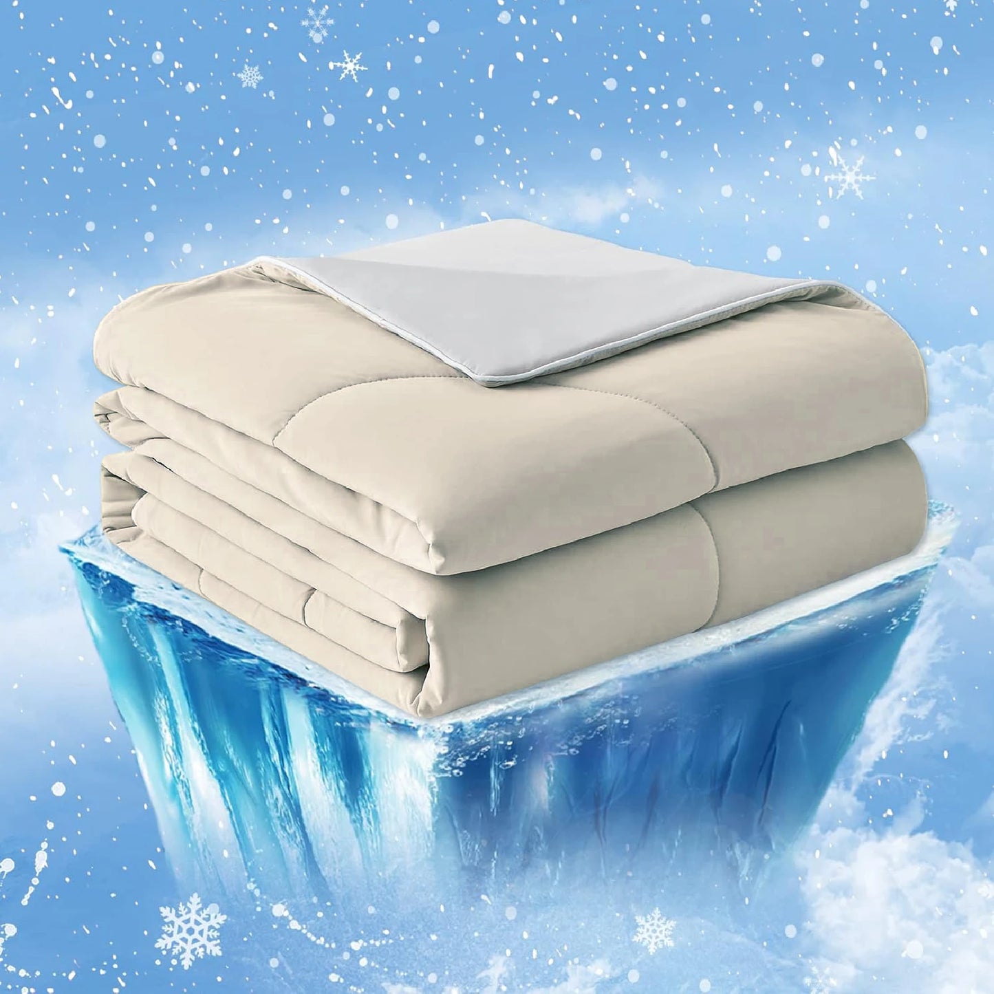 ShandongCraft Cooling Blanket Reversible Night Sweats