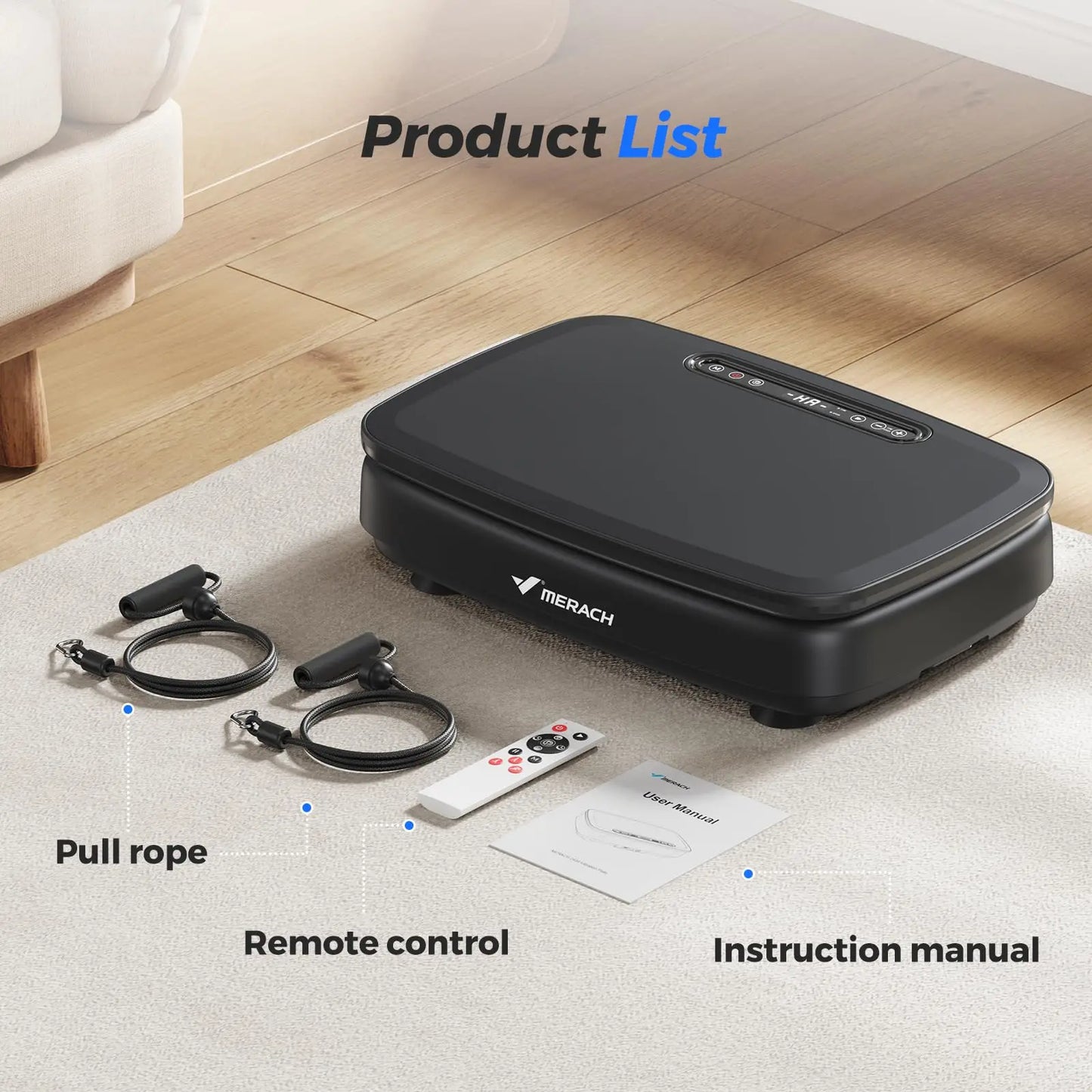 MERACH Vibration Plate Exercise Machine With Comprehensive Lymphatic Drainage Benefits