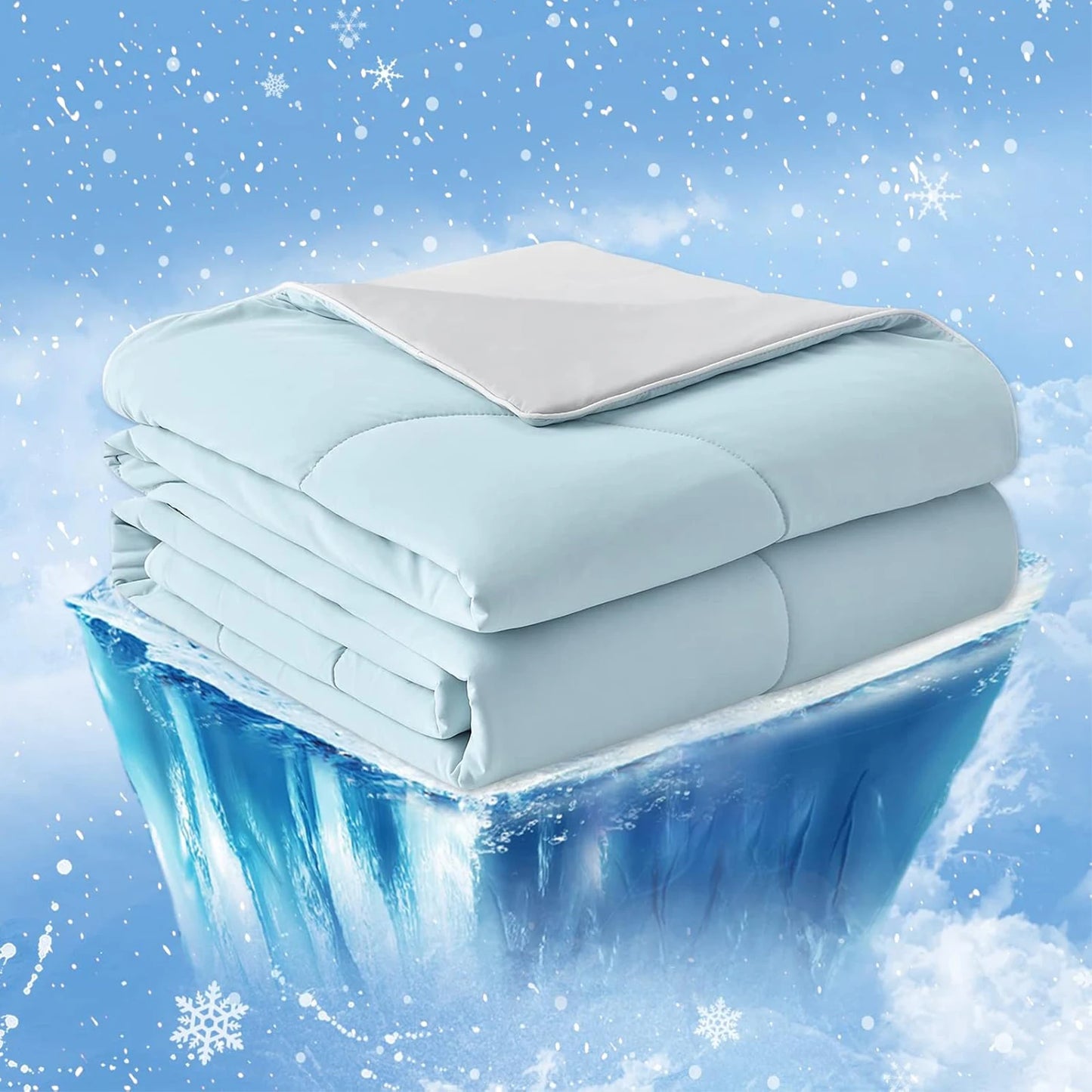 ShandongCraft Cooling Blanket Reversible Night Sweats
