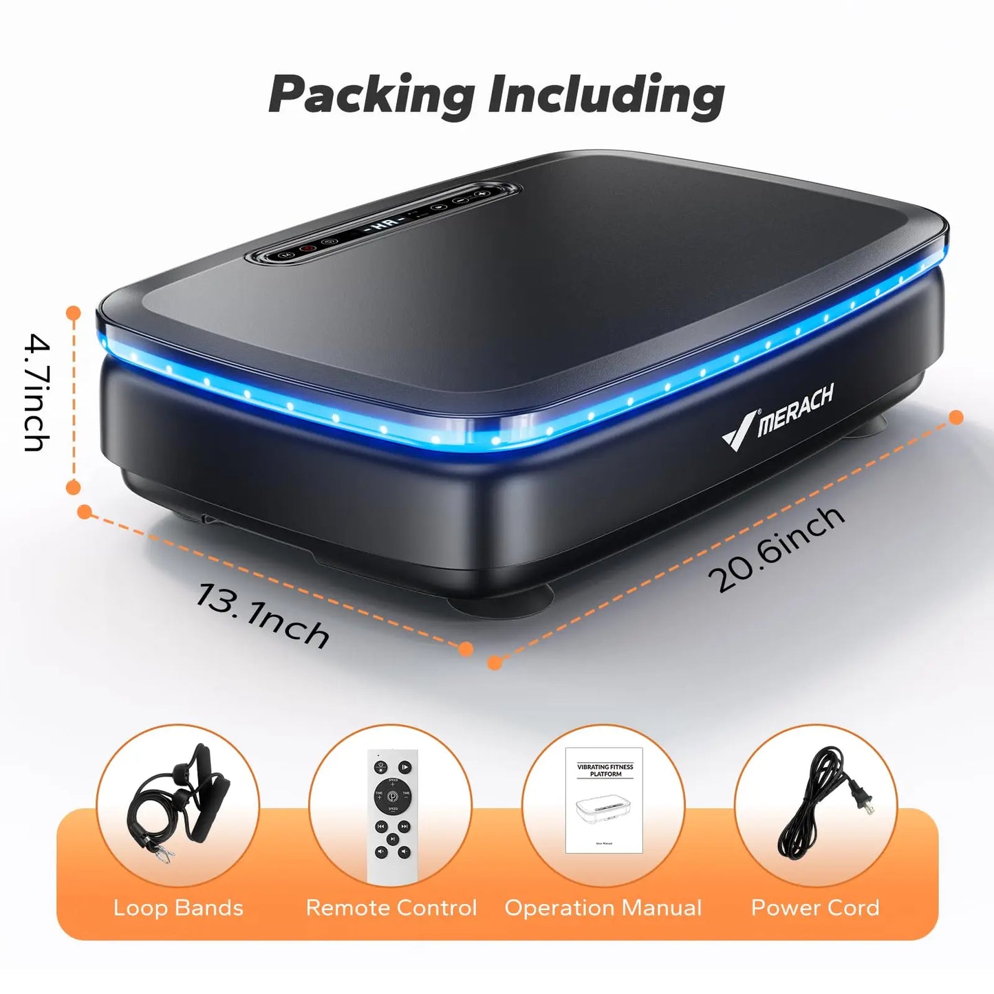 MERACH Vibration Plate Exercise Machine With Comprehensive Lymphatic Drainage Benefits