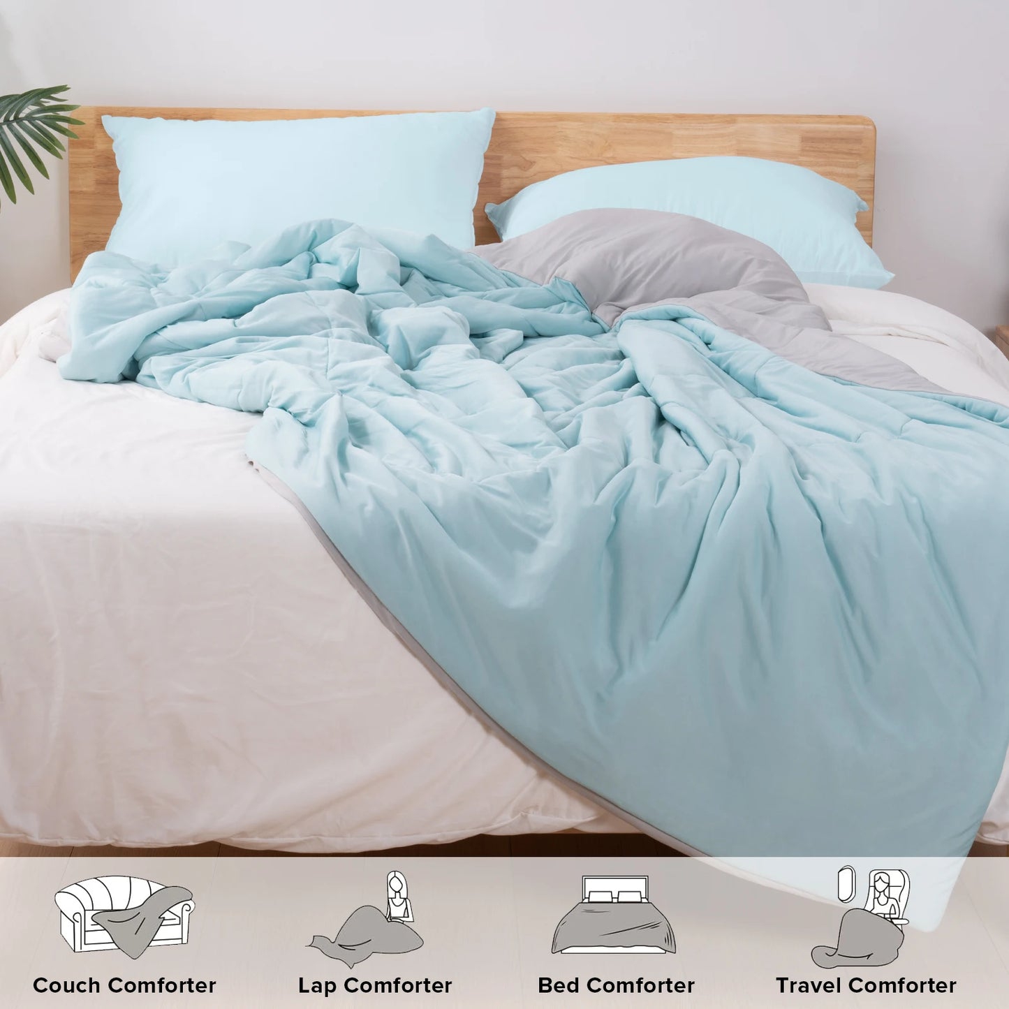 ShandongCraft Cooling Blanket Reversible Night Sweats