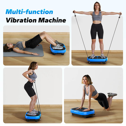 MERACH EMS Vibration Plate Exercise Machine for Weight Loss