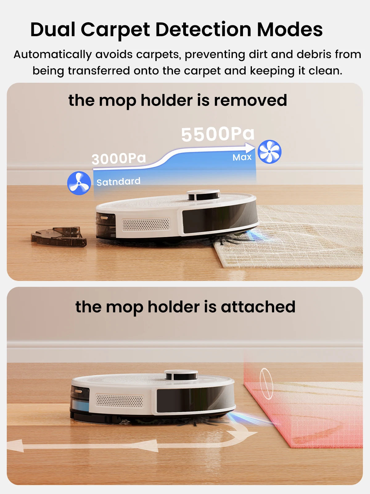 Lefant M2 Pro Robot Vacuum Mop Combo With Self Emptying