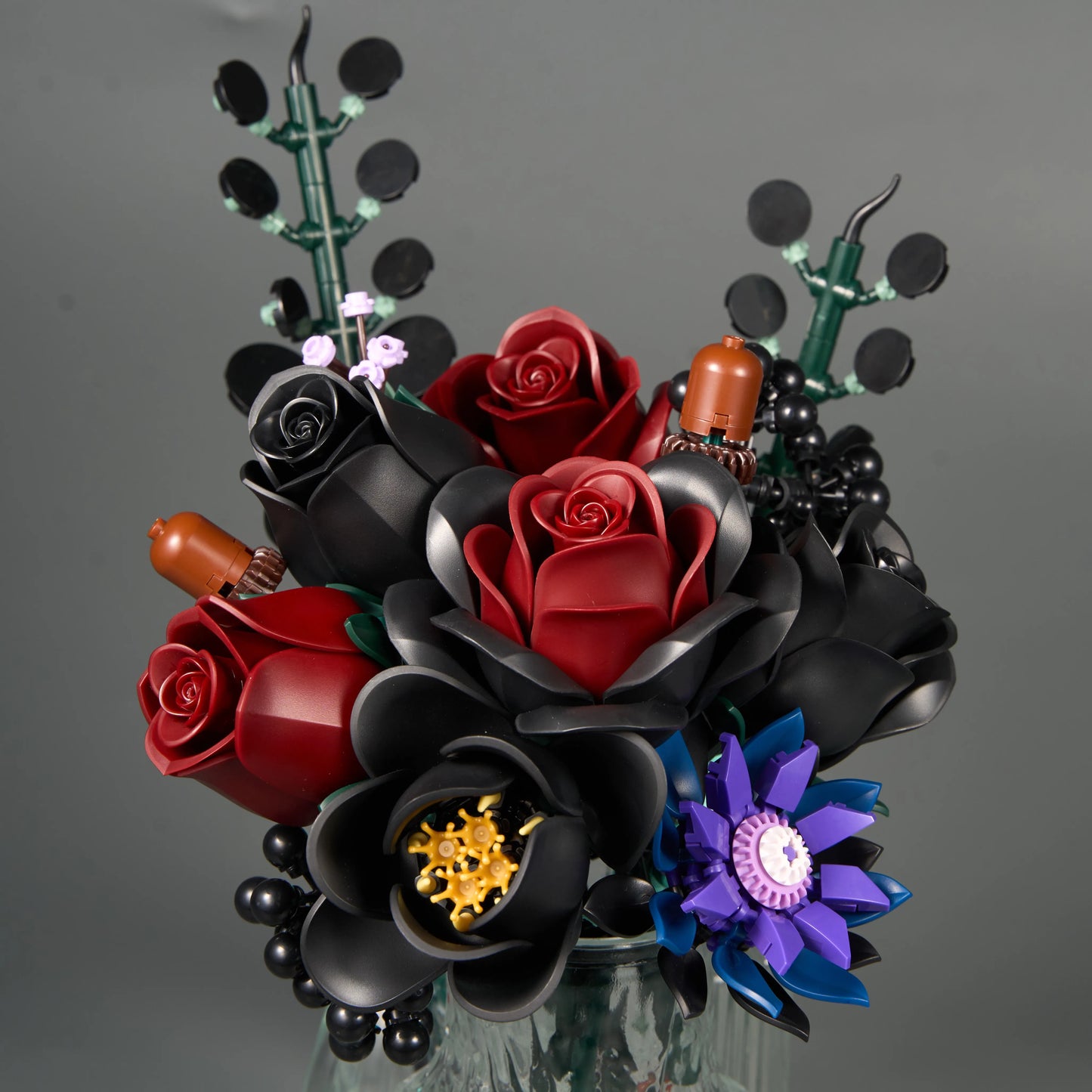 SupreOwls Bouquet Building Set Simulated Roses Flowers