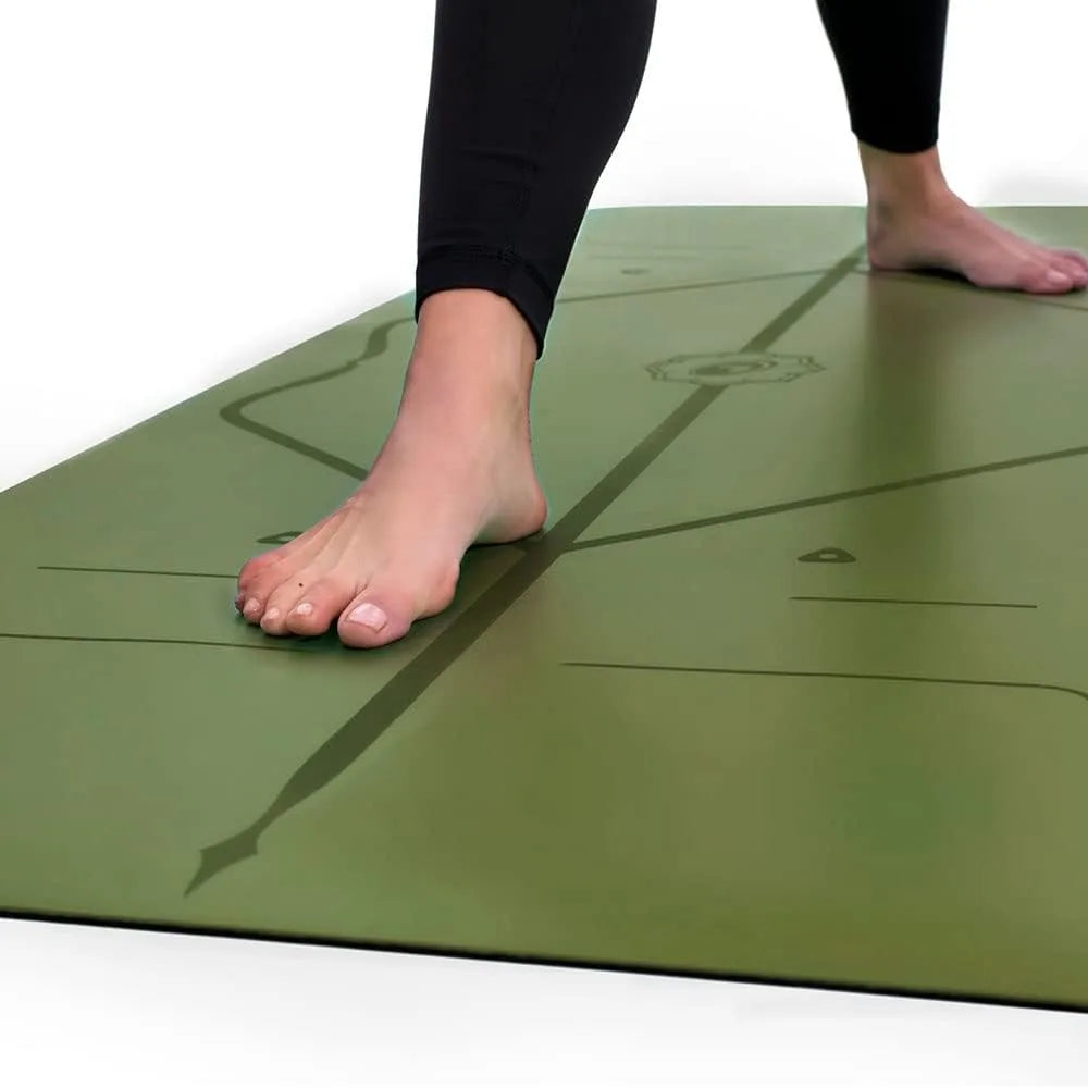 Chengwei Travel Yoga Mat Patented Alignment System Grip