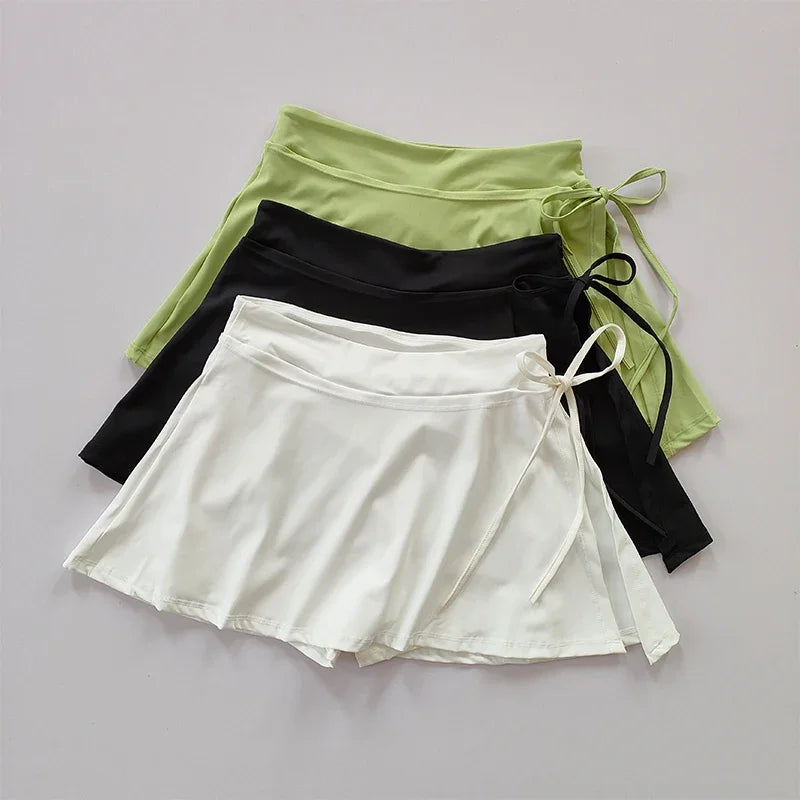 SKINOFSKIN Sports Yoga Skirt Pants For Badminton Tennis