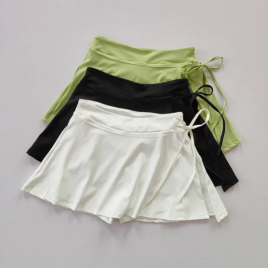 SKINOFSKIN Sports Yoga Skirt Pants For Badminton Tennis