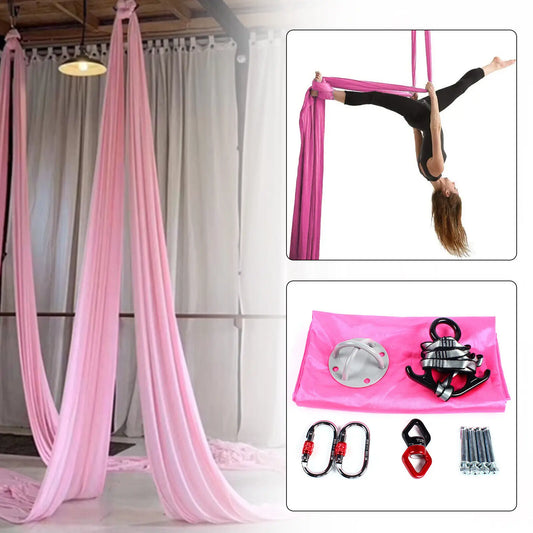 Hign-concerned Aerial Silk Yoga Swing Hammock Kit Pro