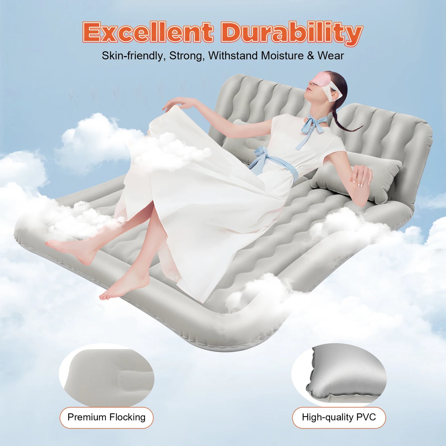 SUV Air Mattress With Pump For Trunk And Back Seat