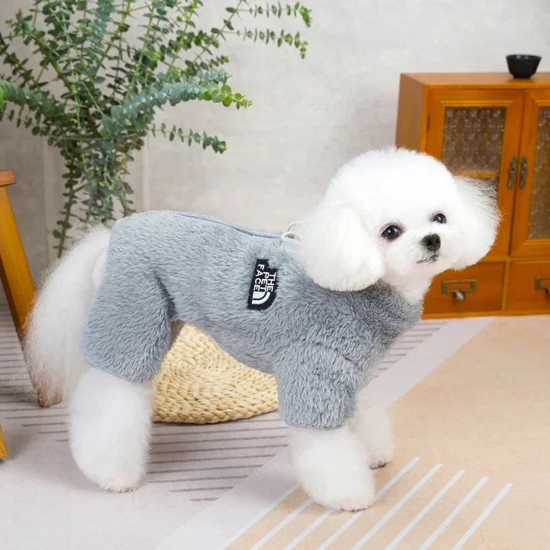 Guangdong Winter Dog Overalls Jumpsuit Coat For Small Pets