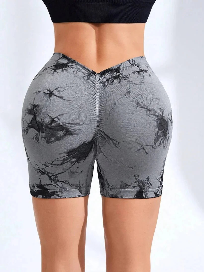 CN Zhejiang Women V Back Scrunch High Waist Seamless Yoga