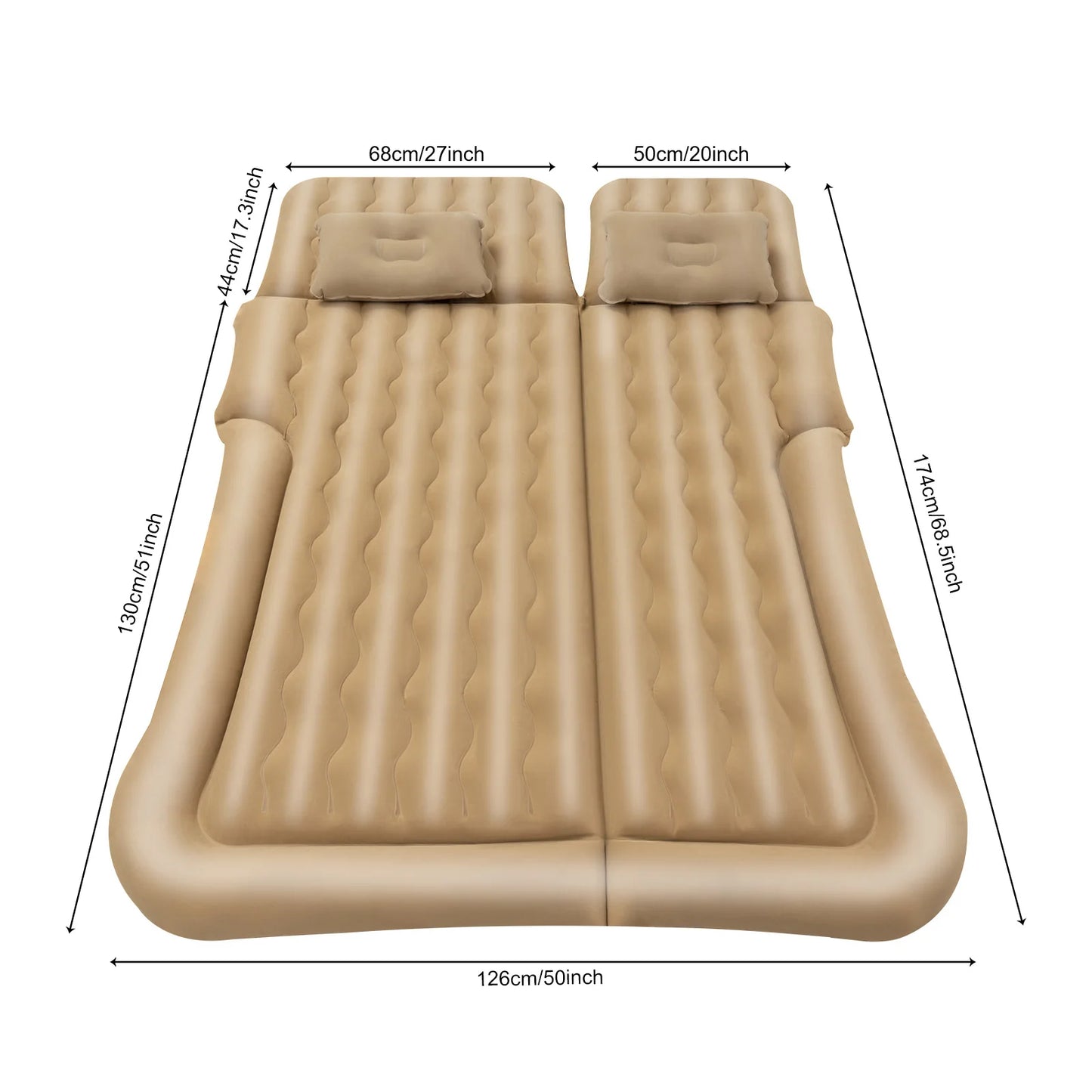 SUV Air Mattress With Pump For Trunk And Back Seat