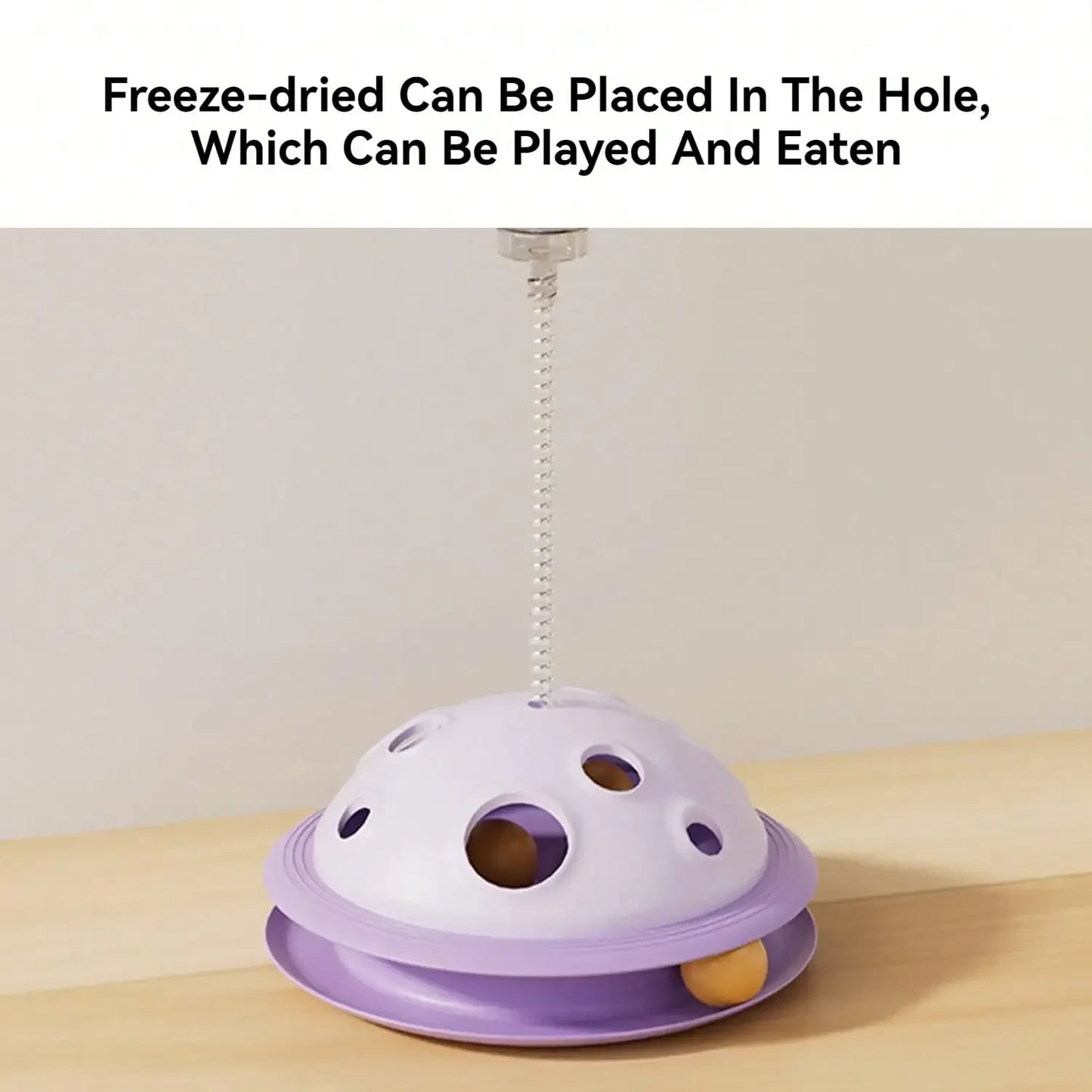 Interactive Pet Snack Dispenser Toy Planet Hole Digging