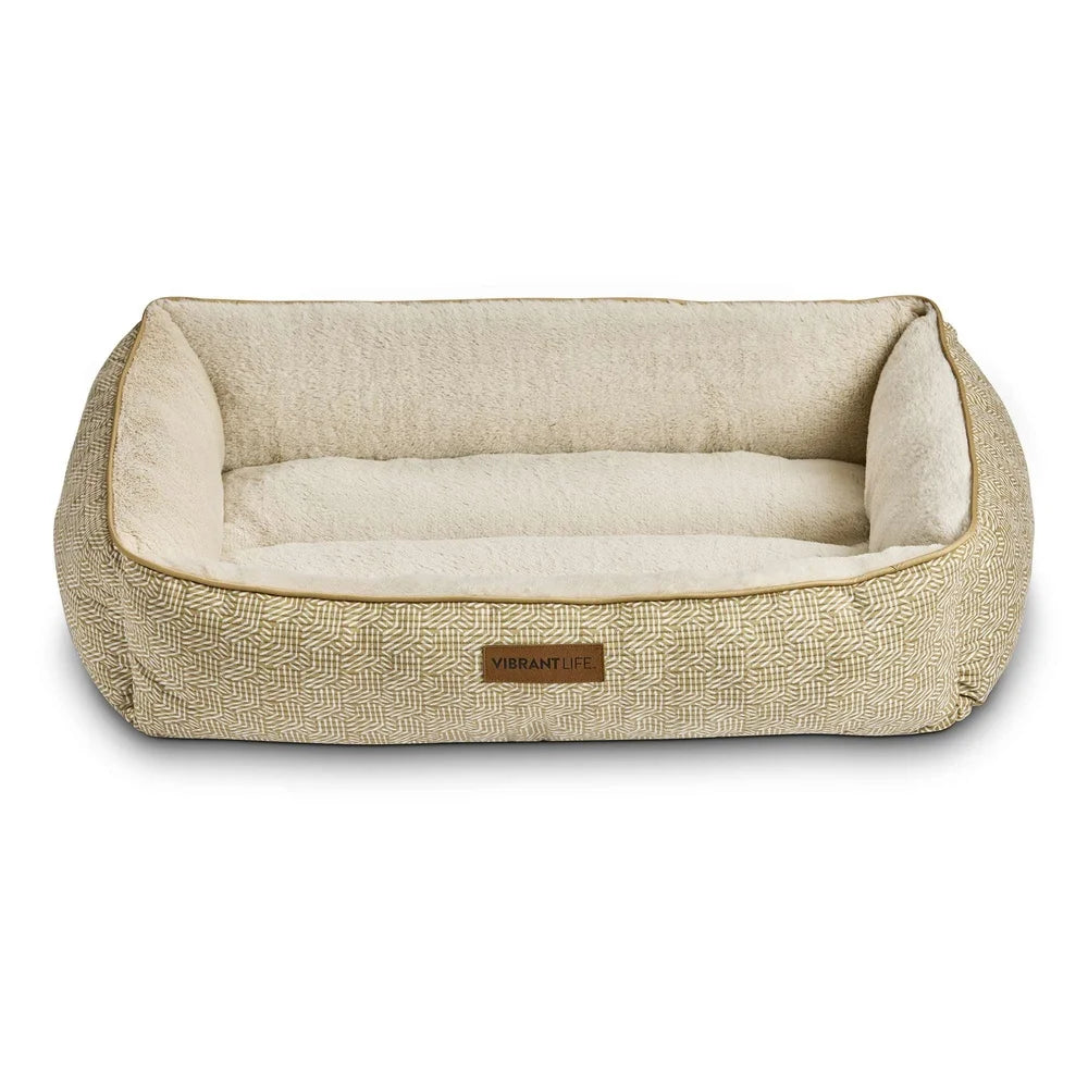 DUTRIEUX Eco Friendly Bolstered Dog Bed for Large Dogs