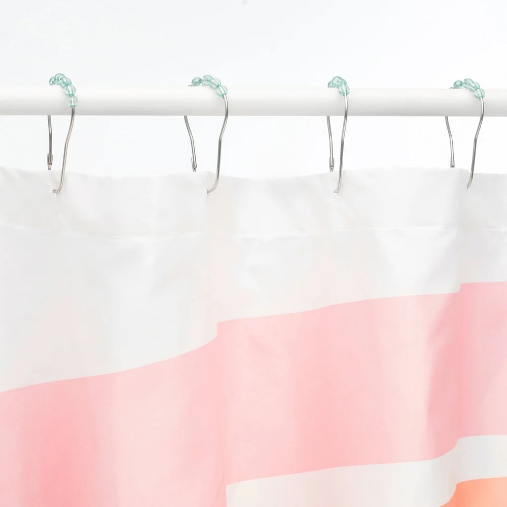 DUTRIEUX Kids Rainbow Shower Curtain Set Waterproof