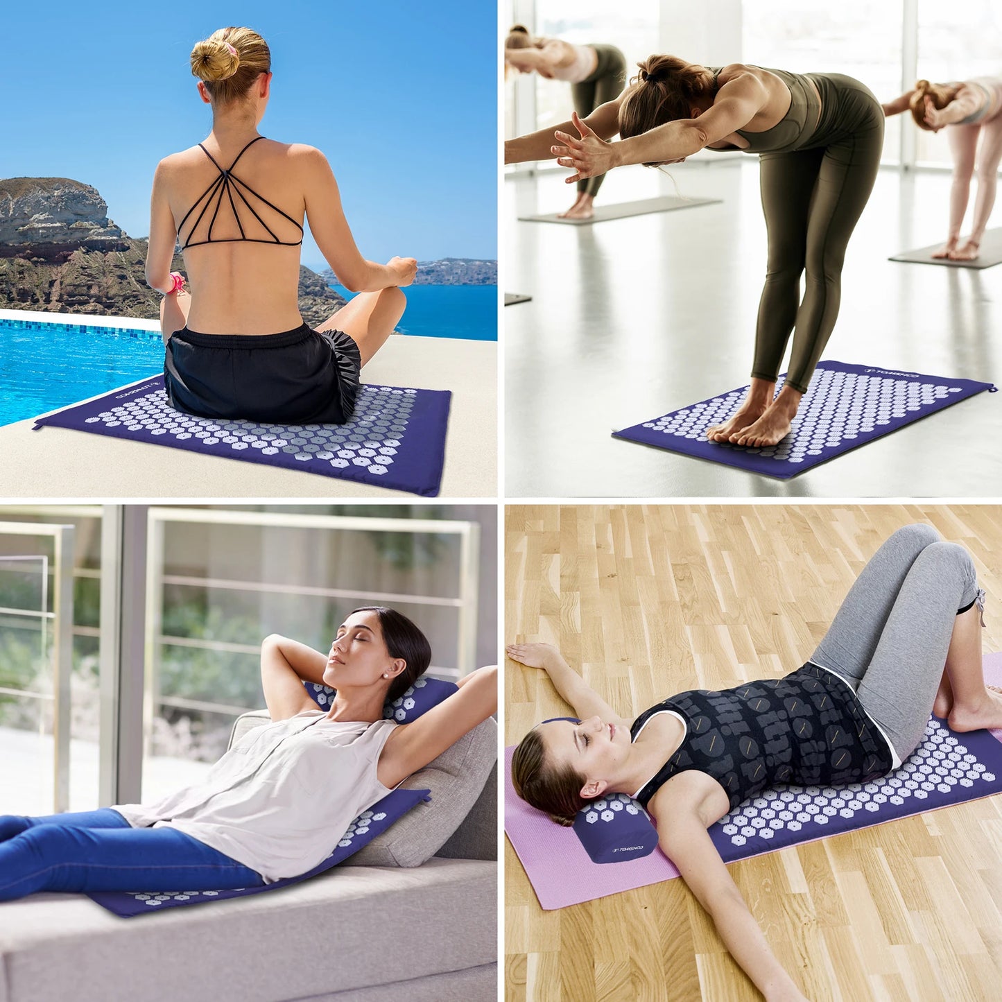 Acupressure Massage Mat And Pillow Set