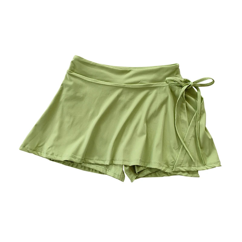SKINOFSKIN Sports Yoga Skirt Pants For Badminton Tennis