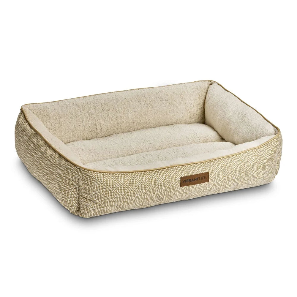 DUTRIEUX Eco Friendly Bolstered Dog Bed for Large Dogs