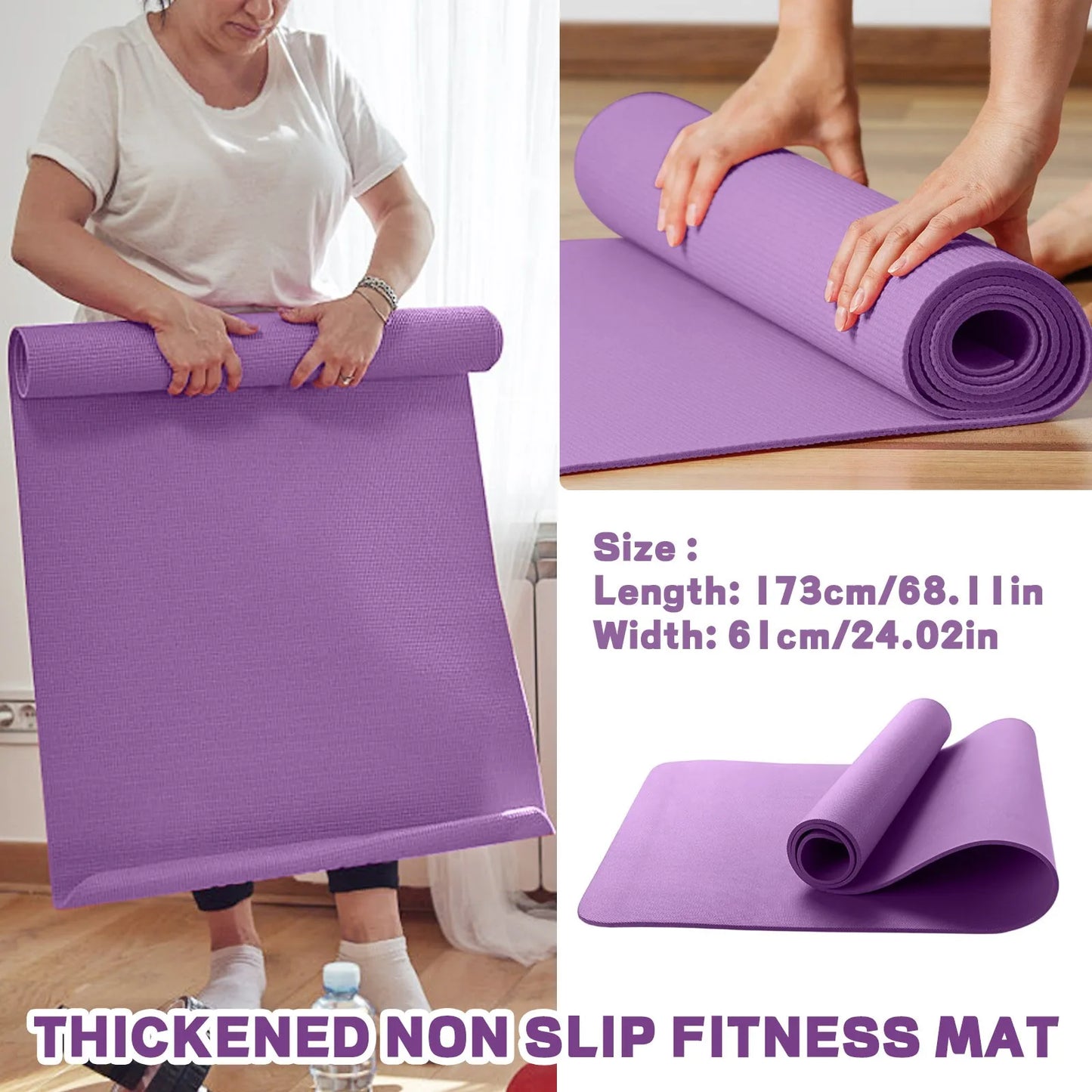 Hign-concerned Foldable Yoga Mat Eco Friendly EVA Travel Mat