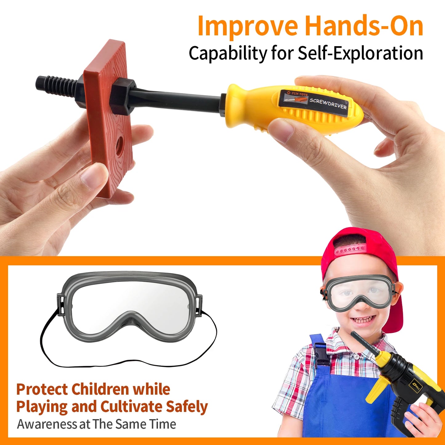 Jovow Children's Repair Kit Screw Assembly Ages 3 to 12