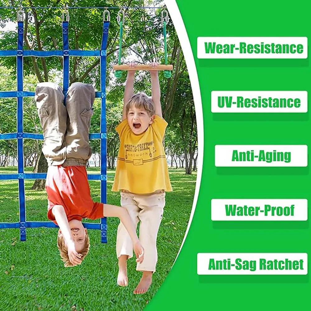 Warrior Obstacle Course For Kids And Adults 65FT