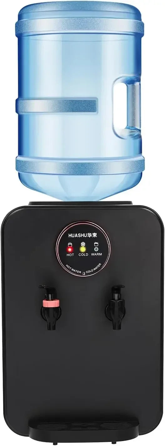 110V Top Loading Countertop Water Dispenser Hot Cold Water