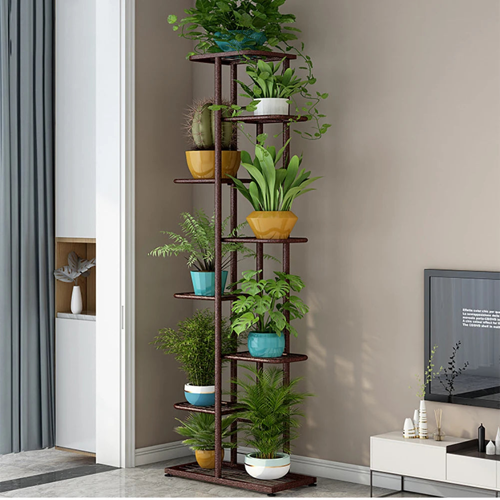 HiMIS Metal Plant Stand With Premium Durable IndustrialGrade Multilevel DisplayShelving