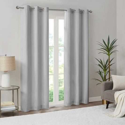 Madison Park Galen Basketweave Room Darkening Curtains