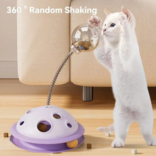 Interactive Pet Snack Dispenser Toy Planet Hole Digging