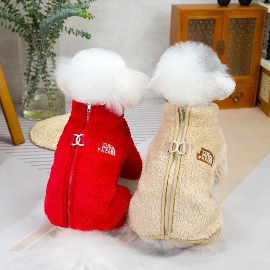 Guangdong Winter Dog Overalls Jumpsuit Coat For Small Pets
