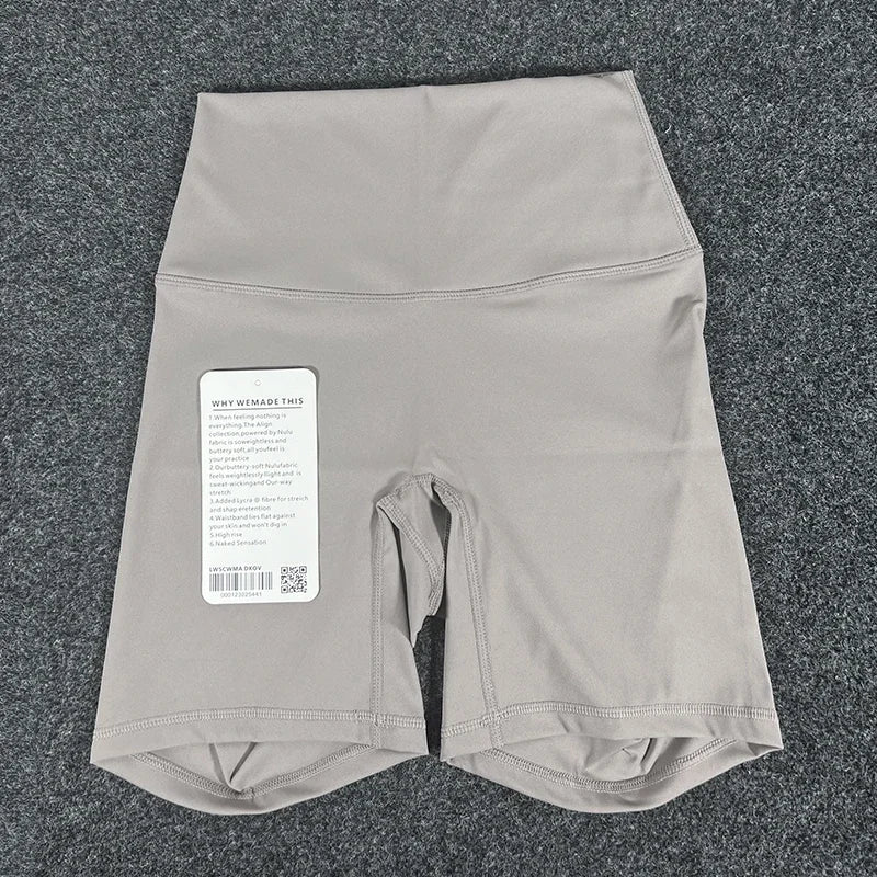PKWYKLRECN Women's Yoga Shorts High Waist With Pockets