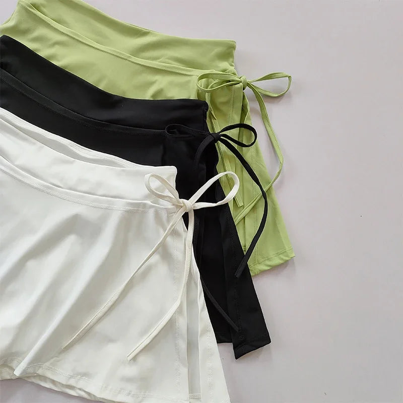 SKINOFSKIN Sports Yoga Skirt Pants For Badminton Tennis
